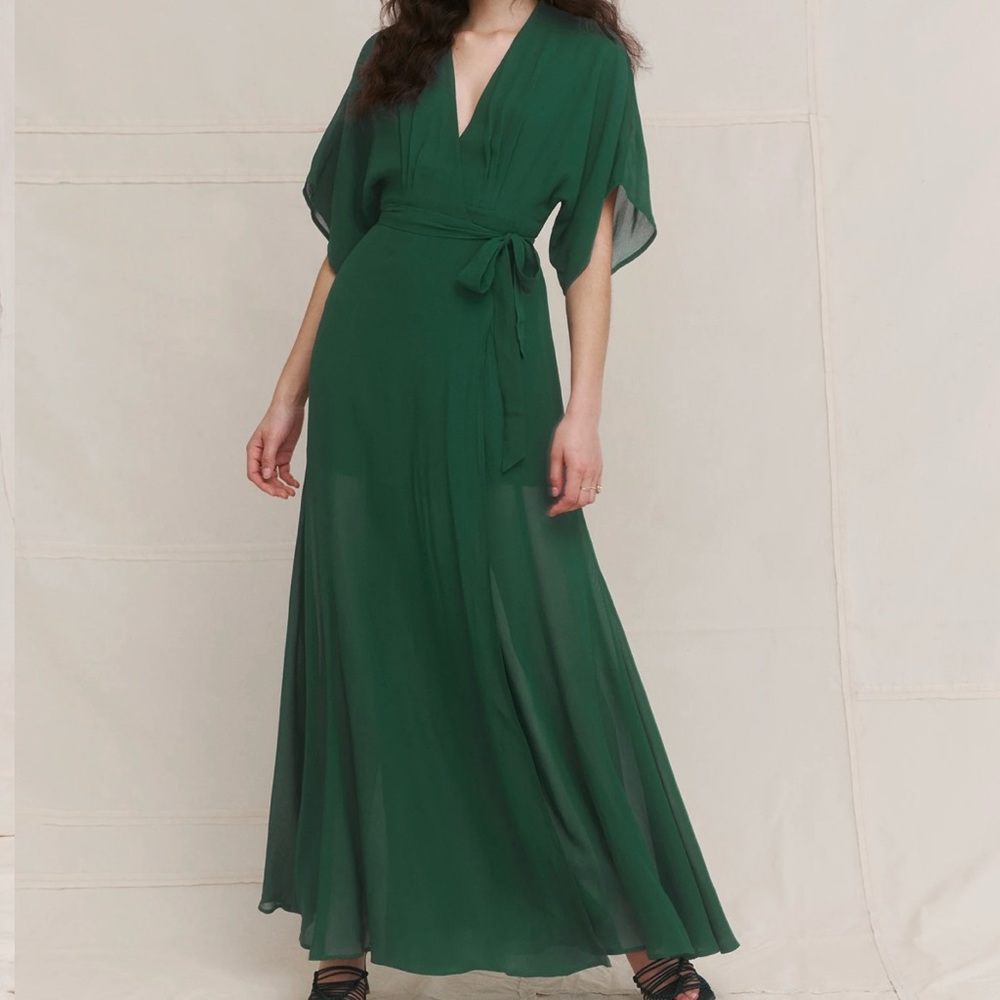 Reformation Emerald Maxi Dress